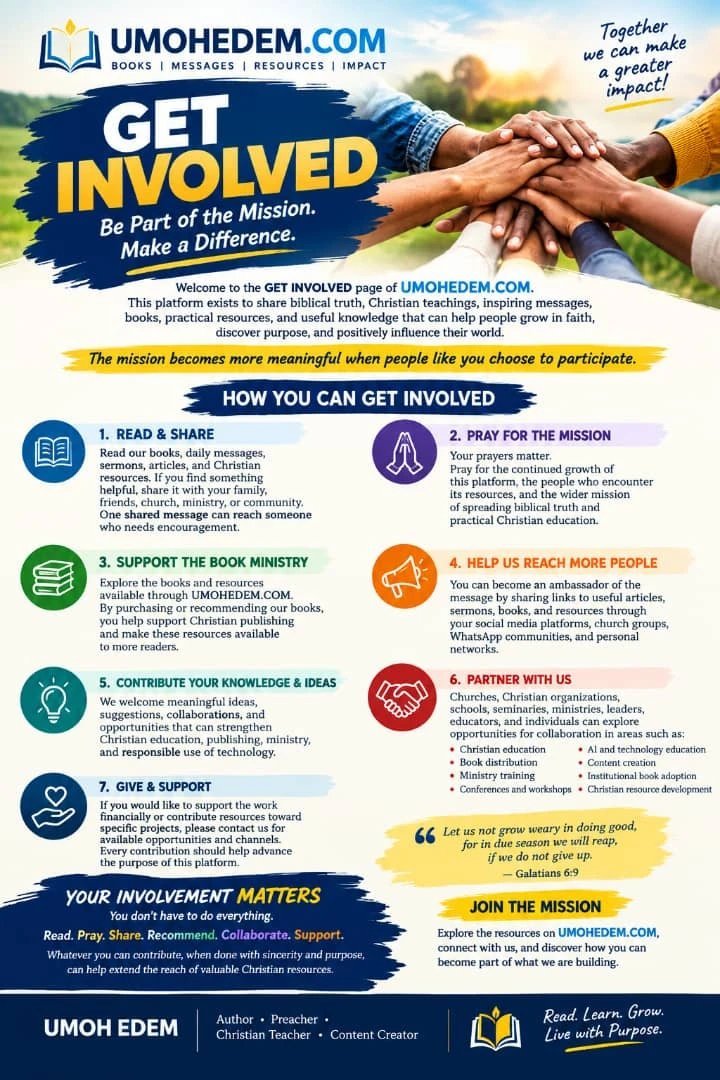 Get Involved: be part of the mission, make a difference