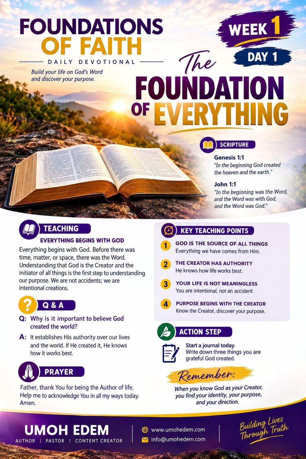 Sermon poster: Bible Study (let’s Study Together)